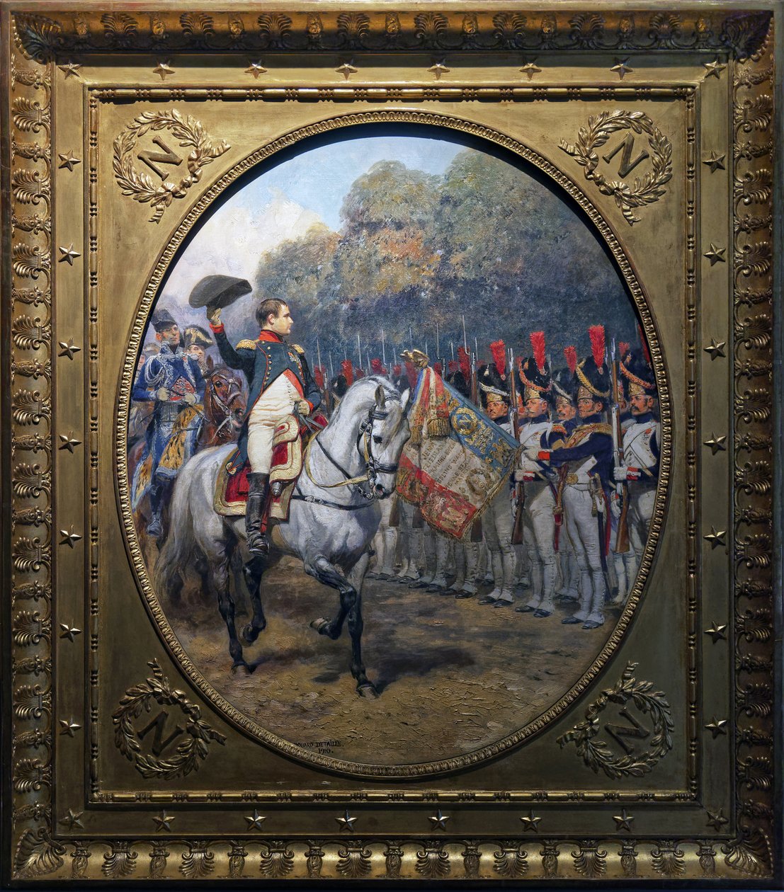 Revyen i 1810, ca. 1875-1900 av Jean Baptiste Edouard Detaille