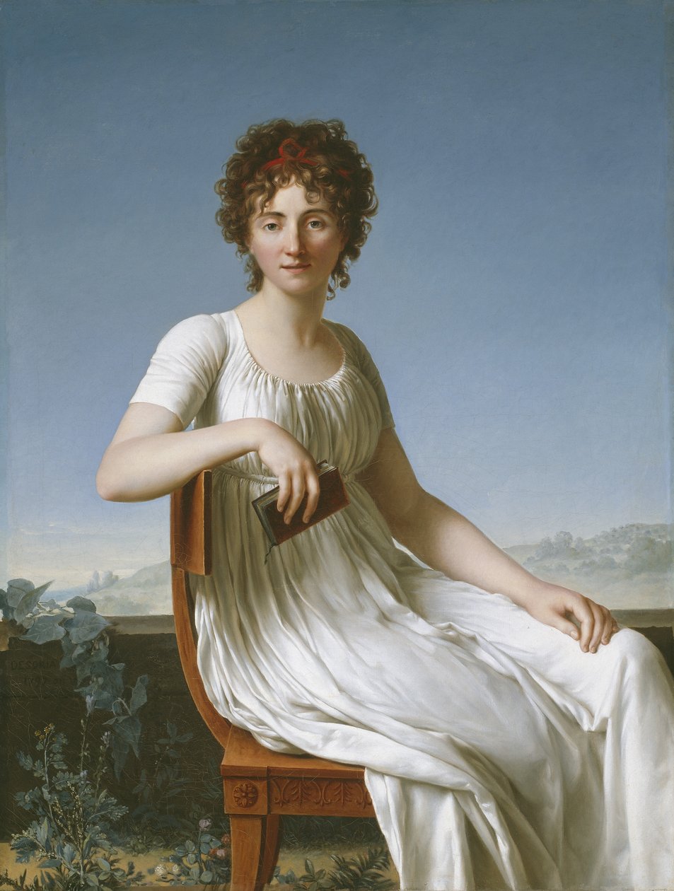 Portrett av Constance Pipelet, 1797 av Jean Baptiste Francois Desoria