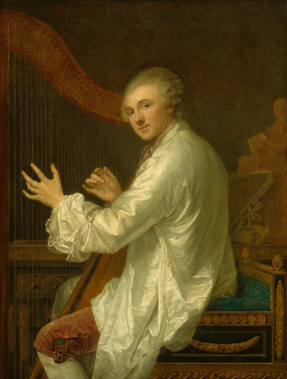 Angel Laurent fra La Live de Jully av Jean Baptiste Greuze