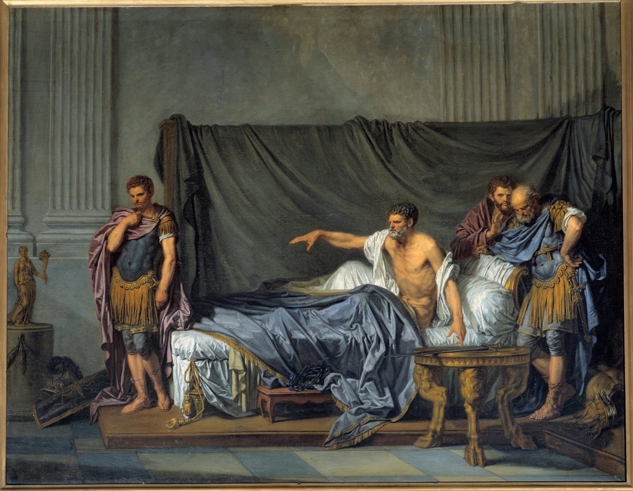 Keiser Septimius Severus (Lucius Septimius Severus Pertinax av Jean Baptiste Greuze