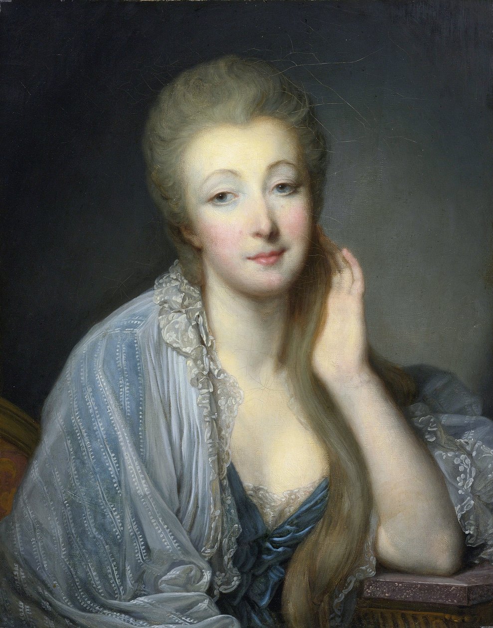 Jeanne Becu, grevinne Du Barry av Jean Baptiste Greuze