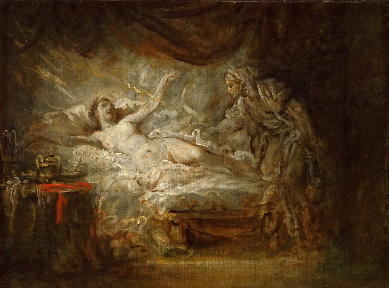 Jupiter og Decina av Jean Baptiste Greuze