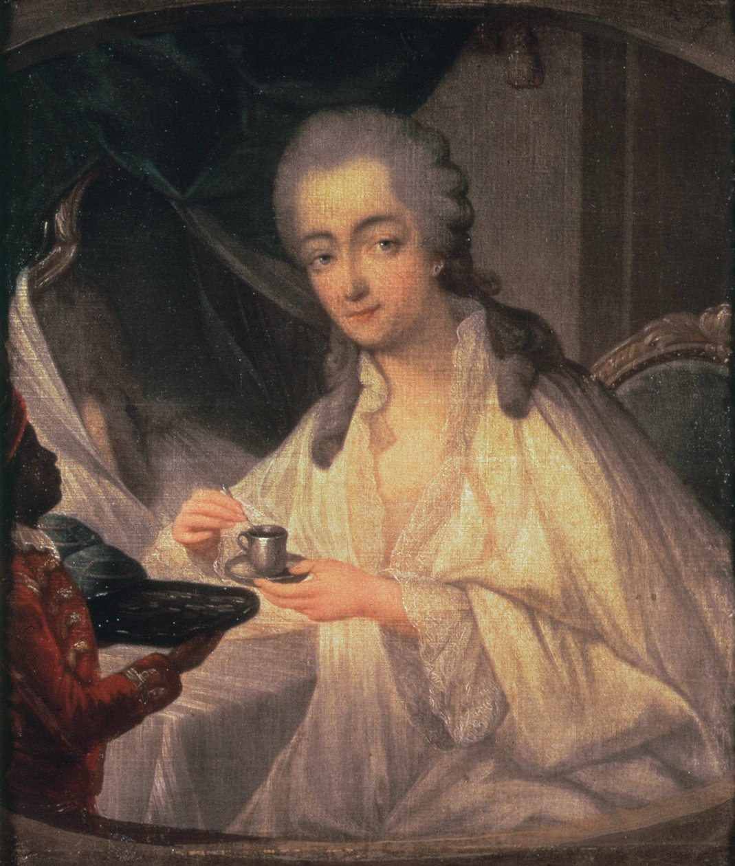 Grevinnen av Barry (1743-93) av Jean Baptiste Greuze