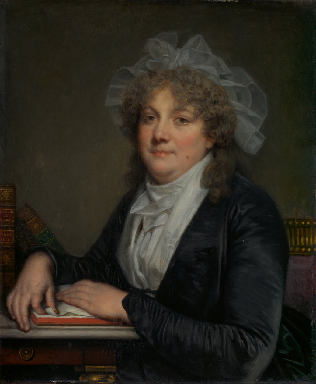 Madame Jean-Baptiste Nicolet Anne Antoinette Desmoulins, 1743-1817, slutten av 1780-årene. av Jean Baptiste Greuze