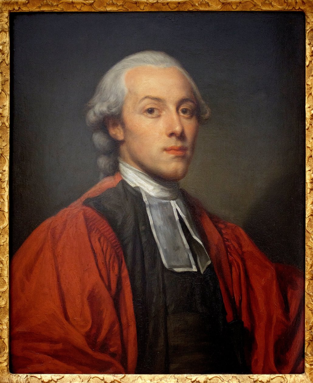 Portrett av Charles Paul Jean Baptiste de Bourgevin de Vialart de Saint Morys (1772-1817), rådmann for Storkammeret i parlamentet i Paris. Maleri av Jean Baptiste Greuze (1725-1805), olje på tre. Fransk kunst av Jean Baptiste Greuze