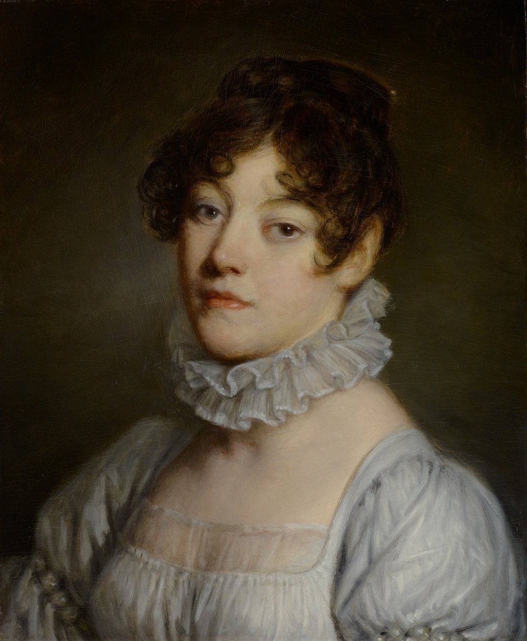 Portrett av en ung kvinne, 1790-1805 av Jean Baptiste Greuze