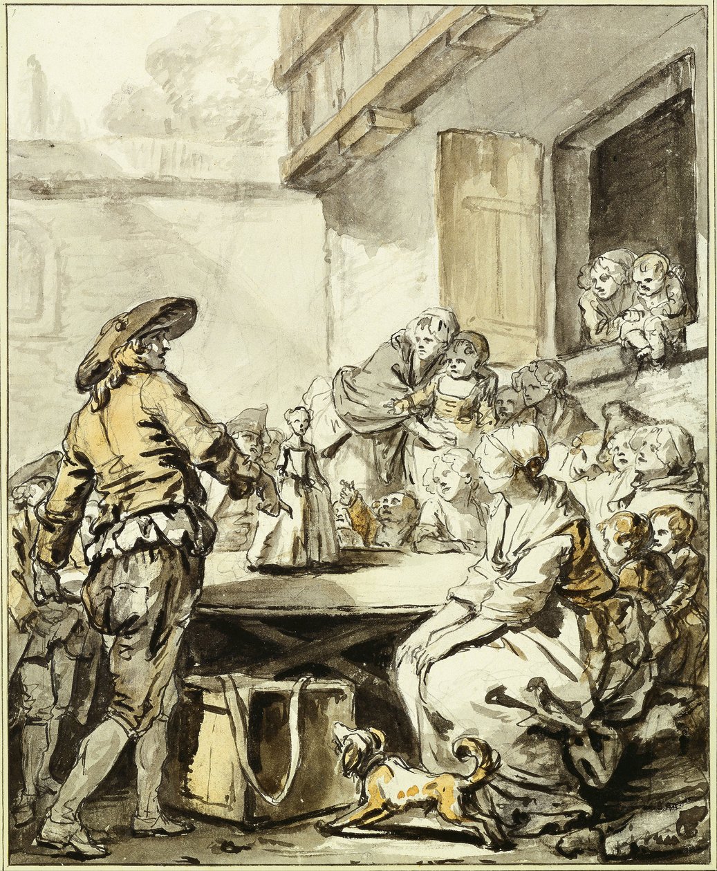 Savoyard med en dansende dukke av Jean Baptiste Greuze