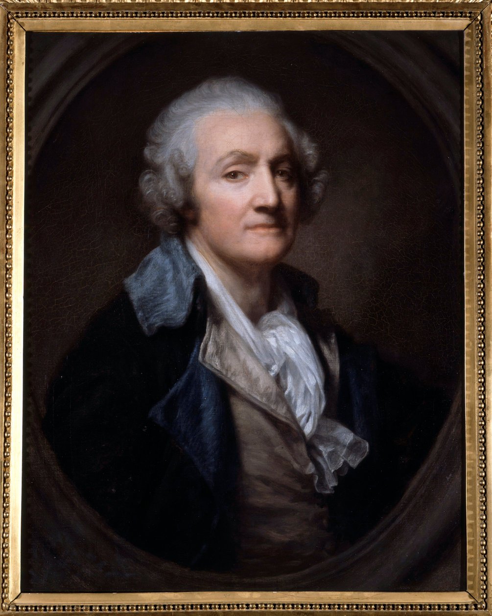 Selvportrettmaleri av Jean Baptiste Greuze (1725-1805) 1700-tallets søn. 0,73x0,59 m av Jean Baptiste Greuze