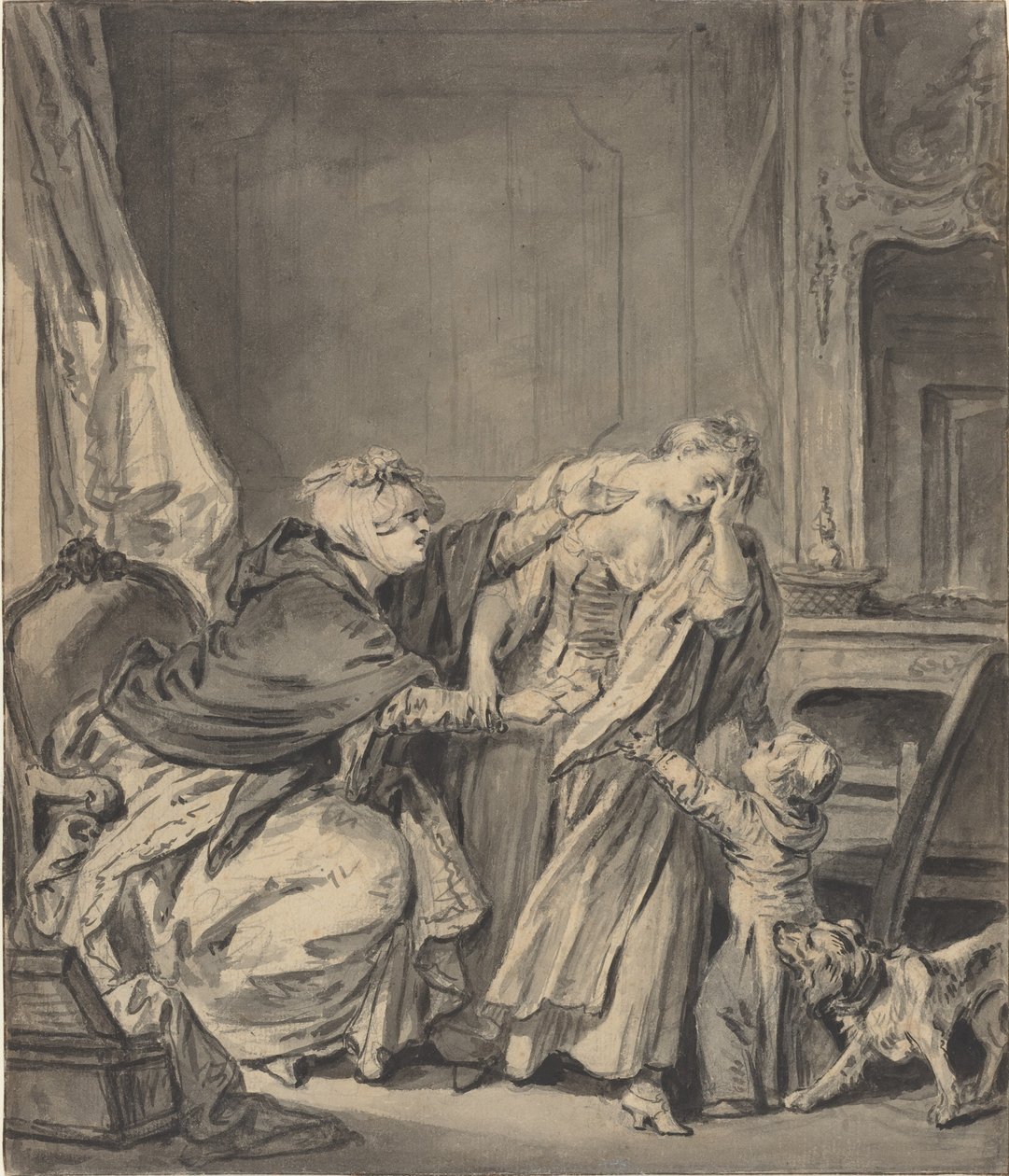 Den sinte moren av Jean Baptiste Greuze