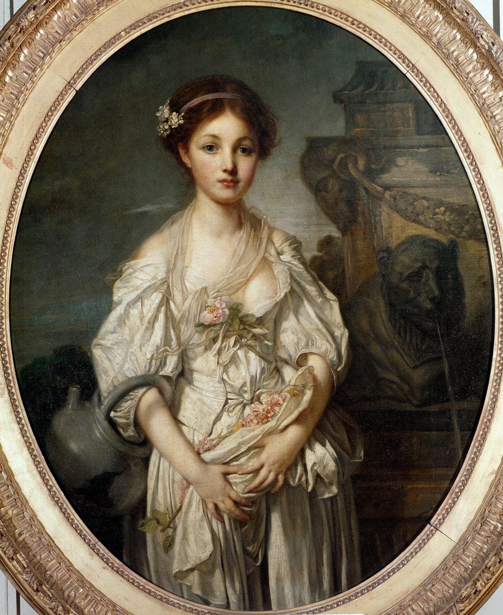 The Broken Jug (olje på lerret, ca. 1771-1773) av Jean Baptiste Greuze