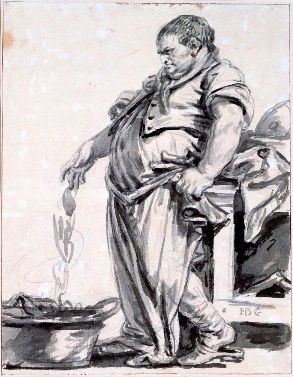 Slakteren, c1745-1805 av Jean Baptiste Greuze