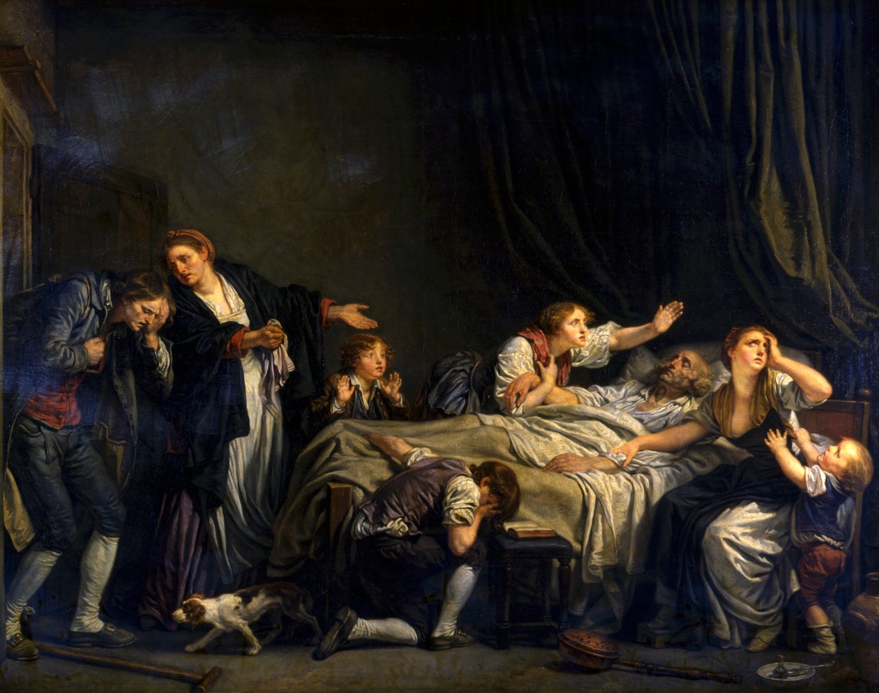 Den straffede sønnen, 1778 av Jean Baptiste Greuze