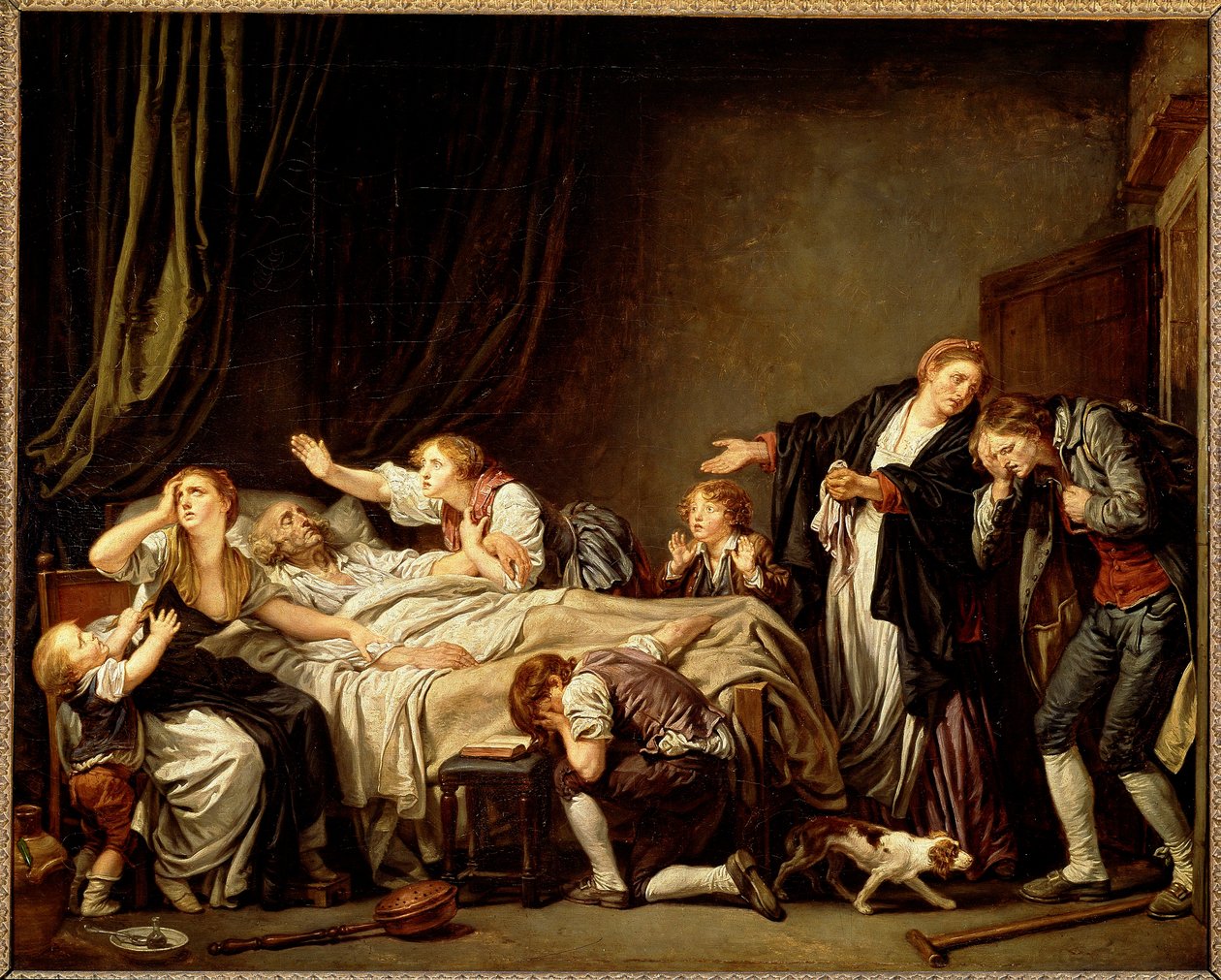 The Son Punished (olje på lerret av Jean Baptiste Greuze