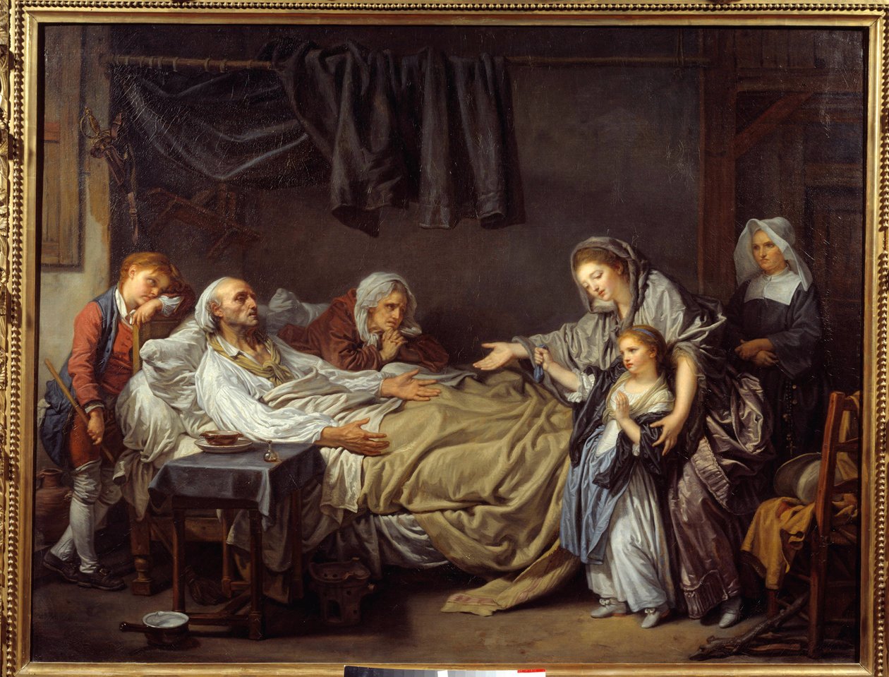 Nestekjærlighetens dame. Maleri av Jean Baptiste Greuze (1725 -1805) av Jean Baptiste Greuze