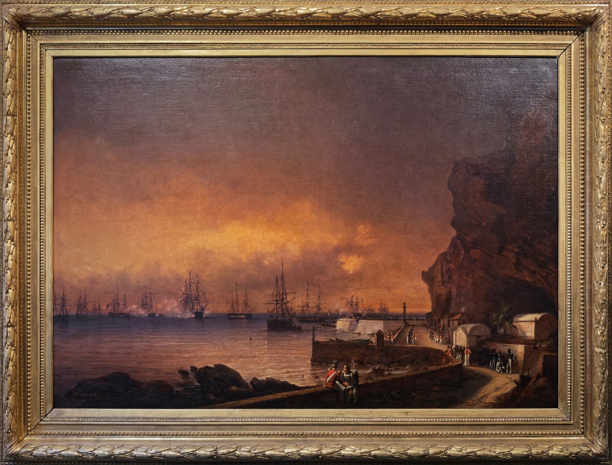 Den franske skvadronen ved Sainte Helene av Jean Baptiste Henri Durand Brager