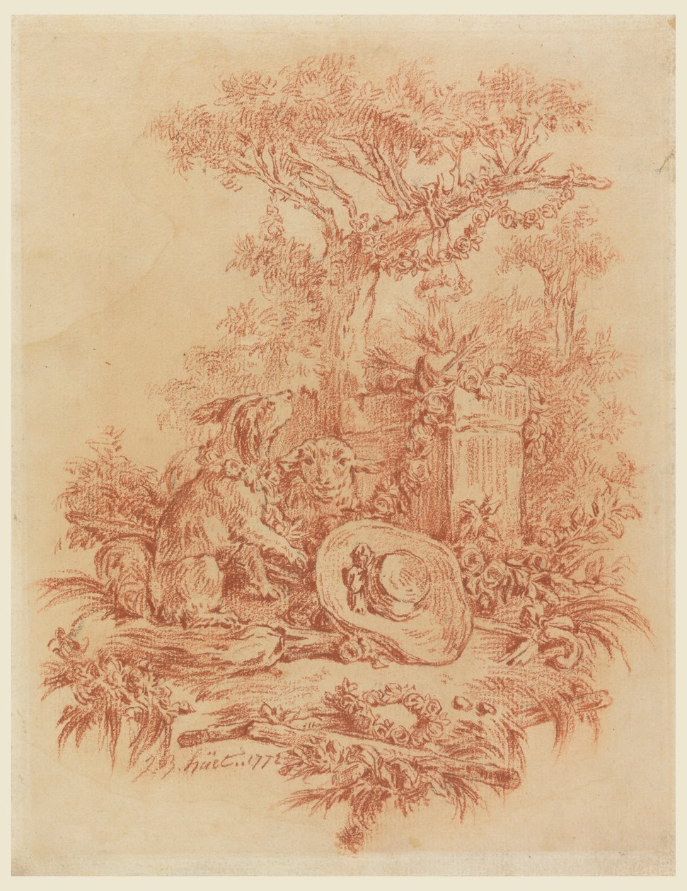 Pastoral av Jean Baptiste Huet