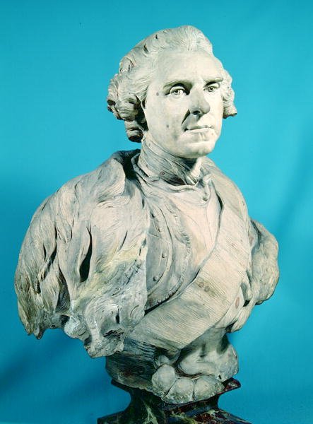 Byste av Maurice (1696-1750) greve av Sachsen av Jean Baptiste II Lemoyne