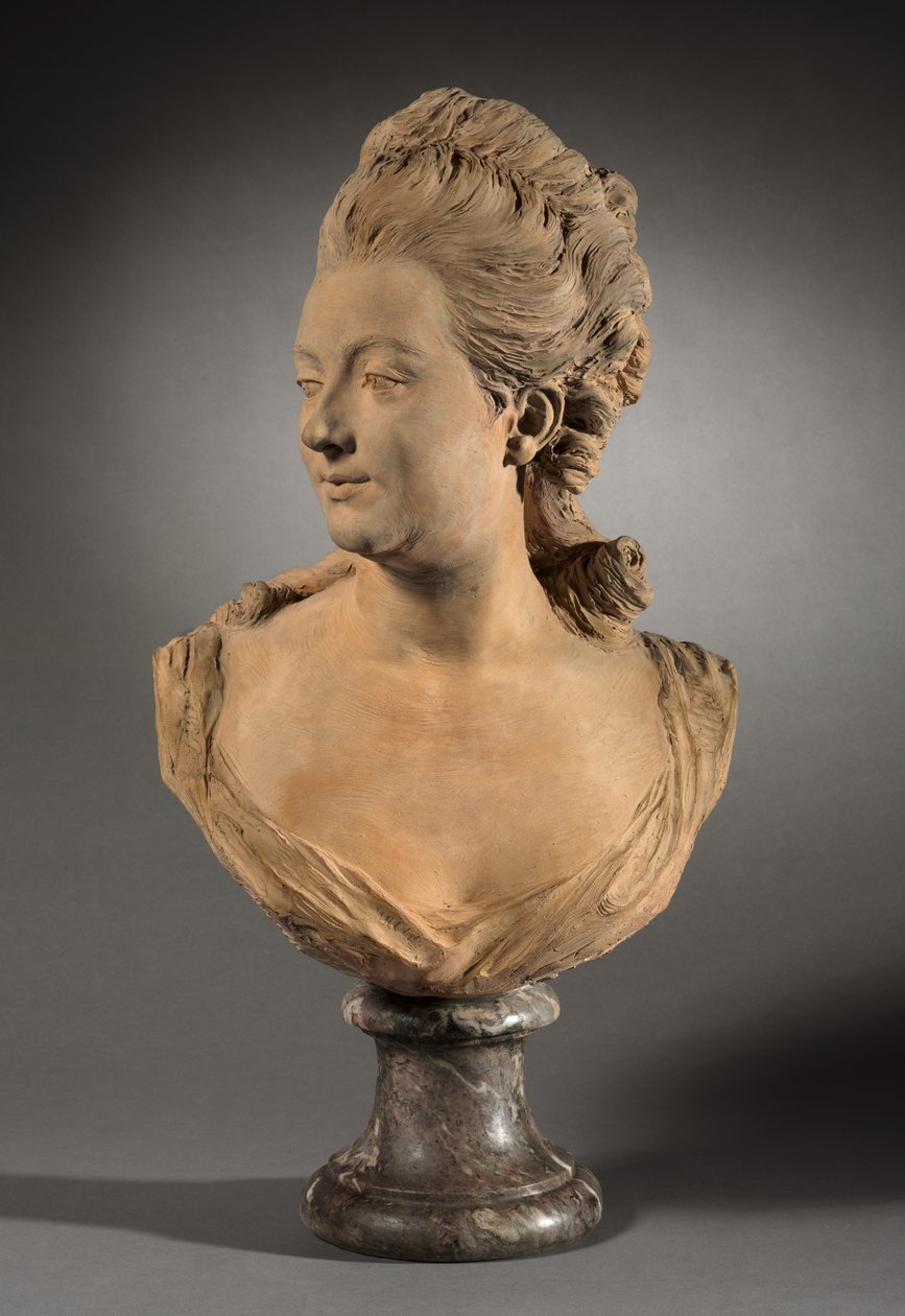 Portrett av frøken de Vandeul, muligens 1760 av Jean Baptiste II Lemoyne