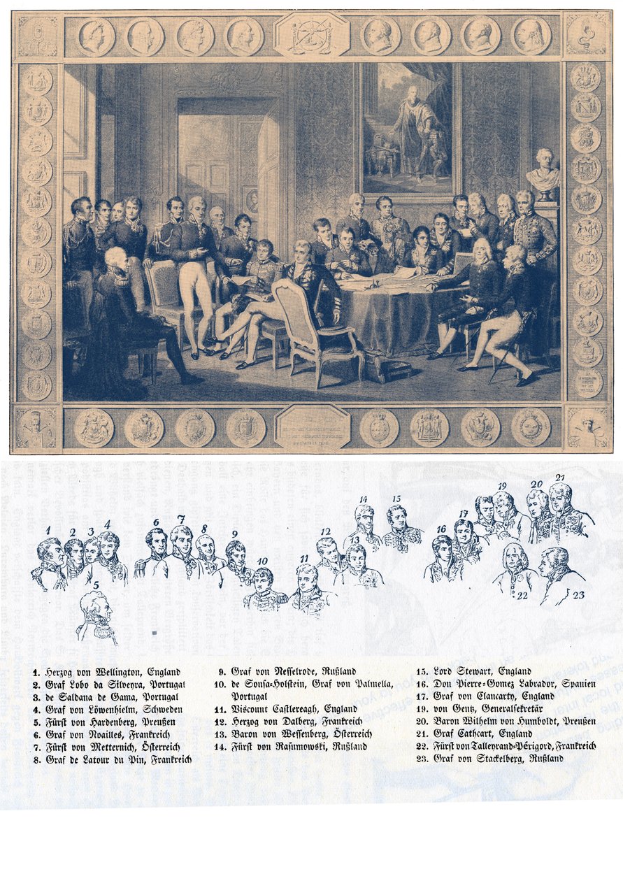 Wienerkongressen -1814 av Jean Baptiste Isabey
