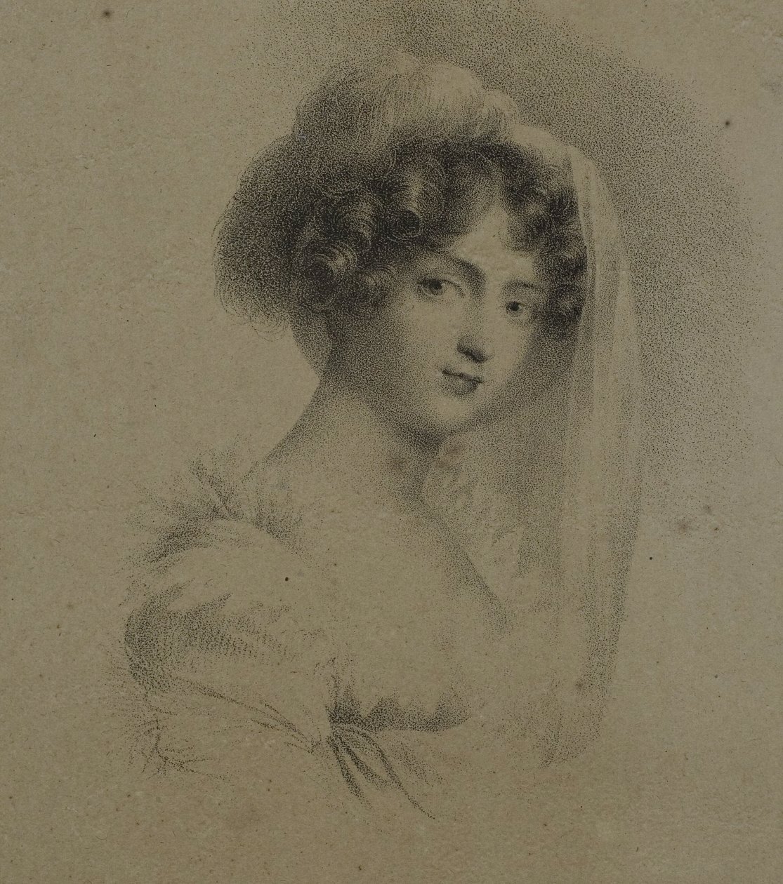 Mme. Horace Vernet av Jean Baptiste Isabey