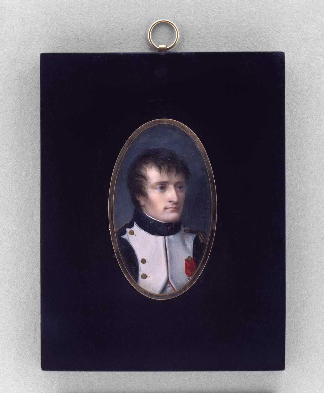 Napoleon Bonaparte, ca. 1804 (akvarell på elfenben av Jean Baptiste Isabey