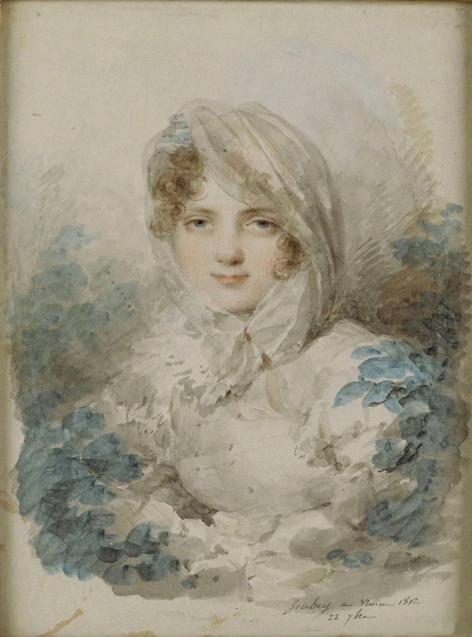 Portrett av Ekaterina Pavlovna Bagration 1783-1857, født Skavronska av Jean Baptiste Isabey