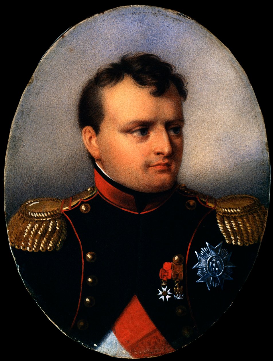 Portrett av keiser Napoléon I Bonaparte 1769-1821, tidlig på 1800-tallet. av Jean Baptiste Isabey