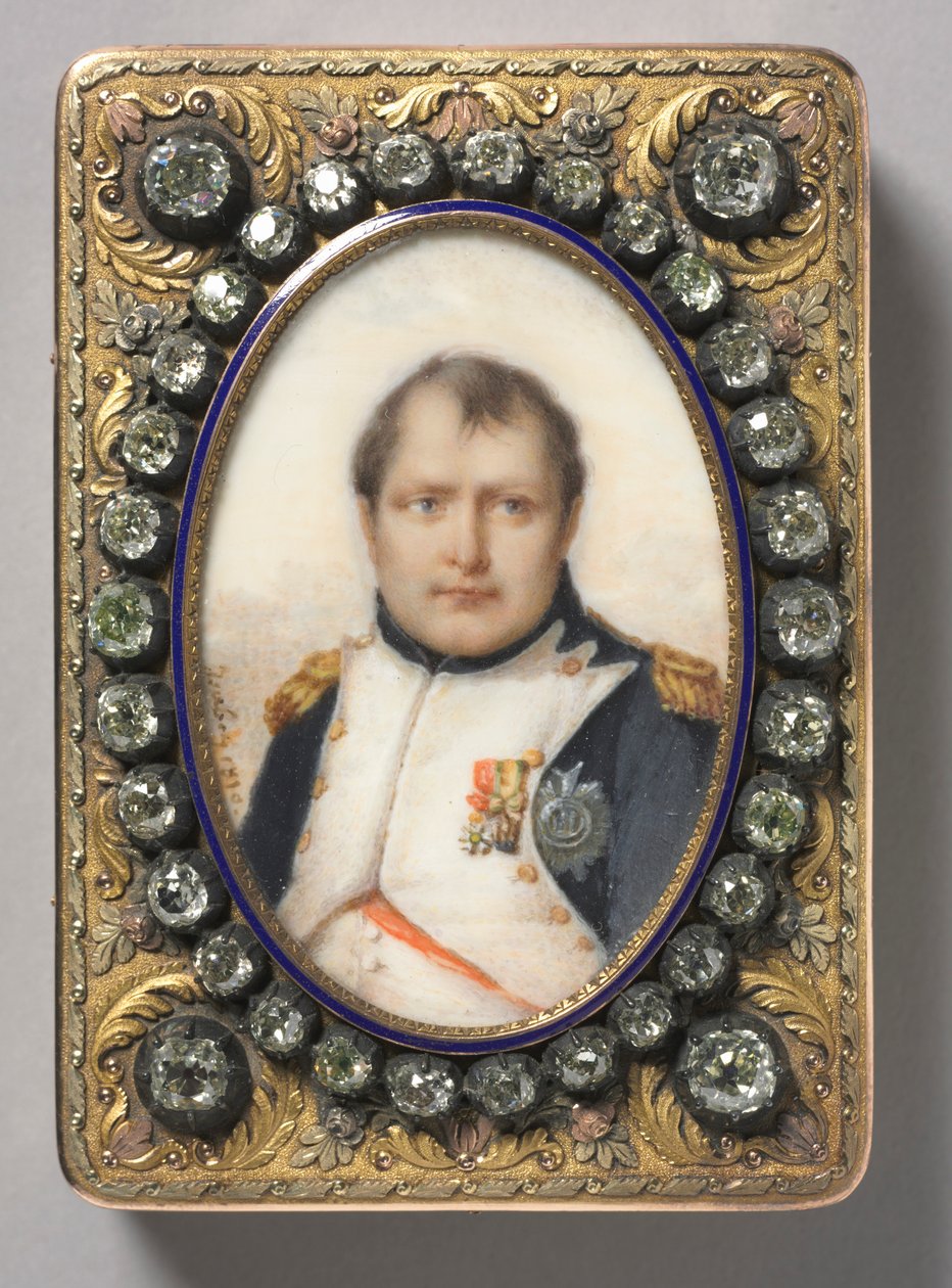 Portrett av Napoleon I, franskmennenes keiser, 1810. av Jean Baptiste Isabey