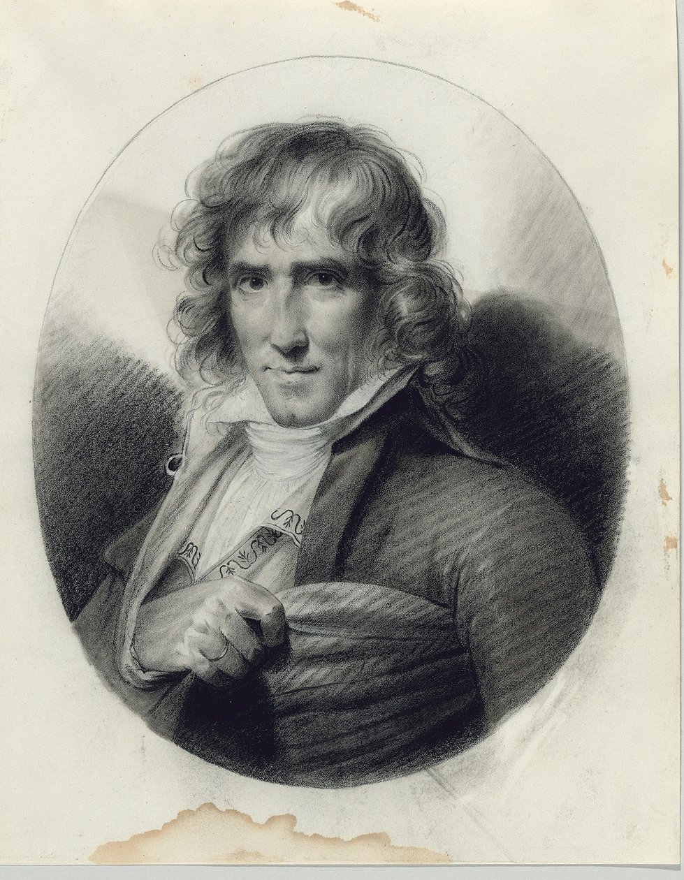 Portrett av kunstneren Joseph Chinard av Jean-Baptiste Isabey