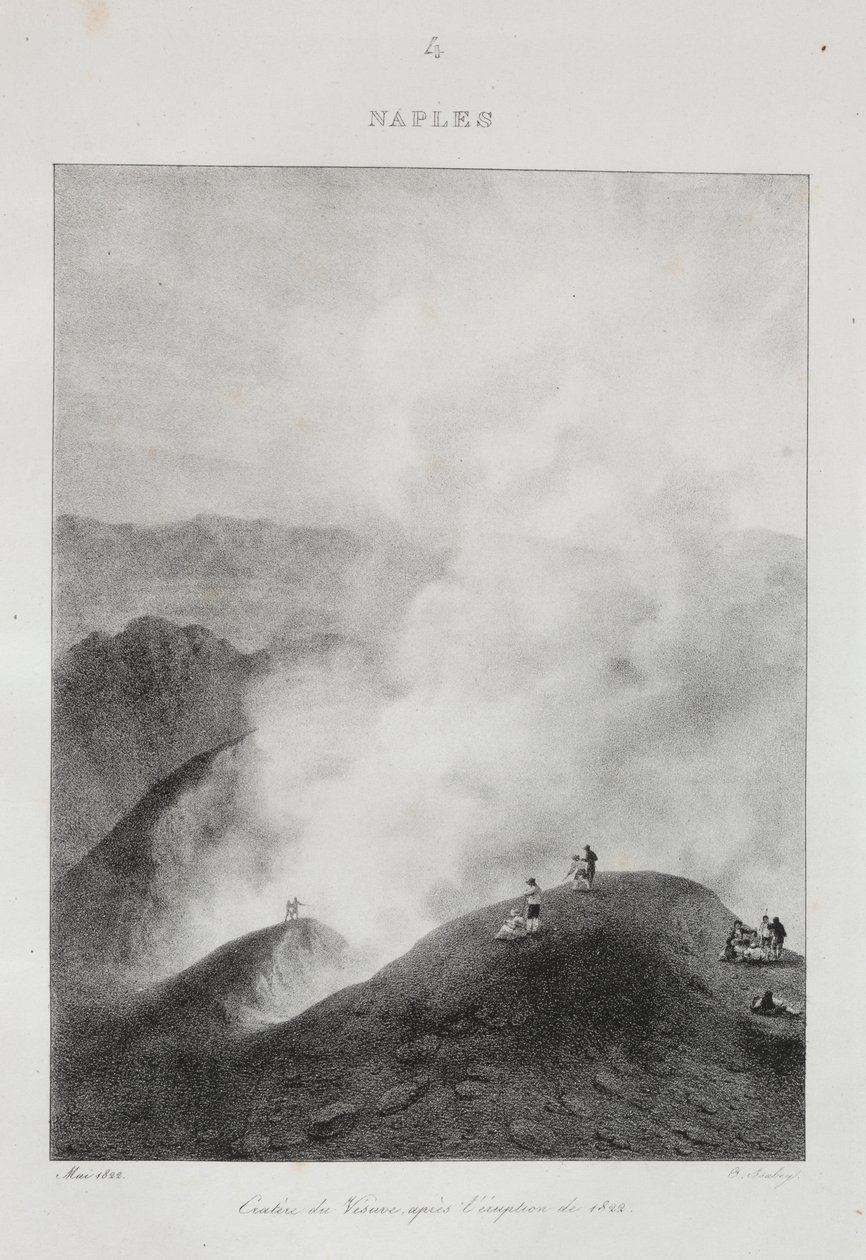 Reise til Italia i 1822 av Jean Baptiste Isabey