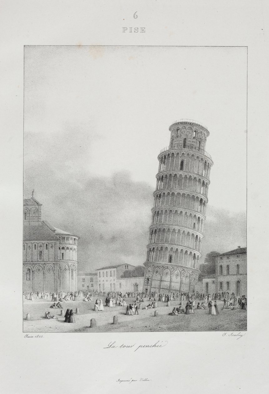Reise til Italia i 1822 av Jean Baptiste Isabey