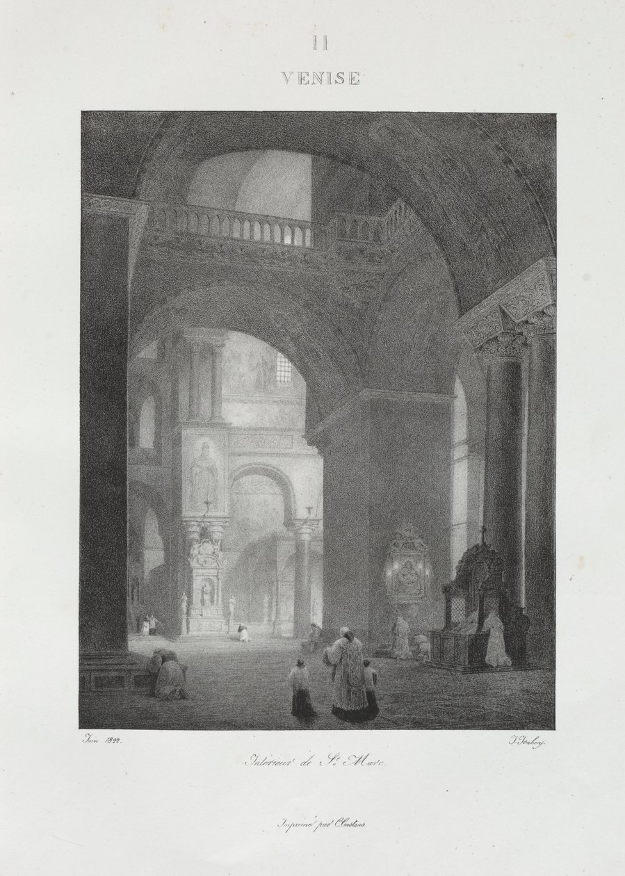 Reise til Italia i 1822 av Jean Baptiste Isabey