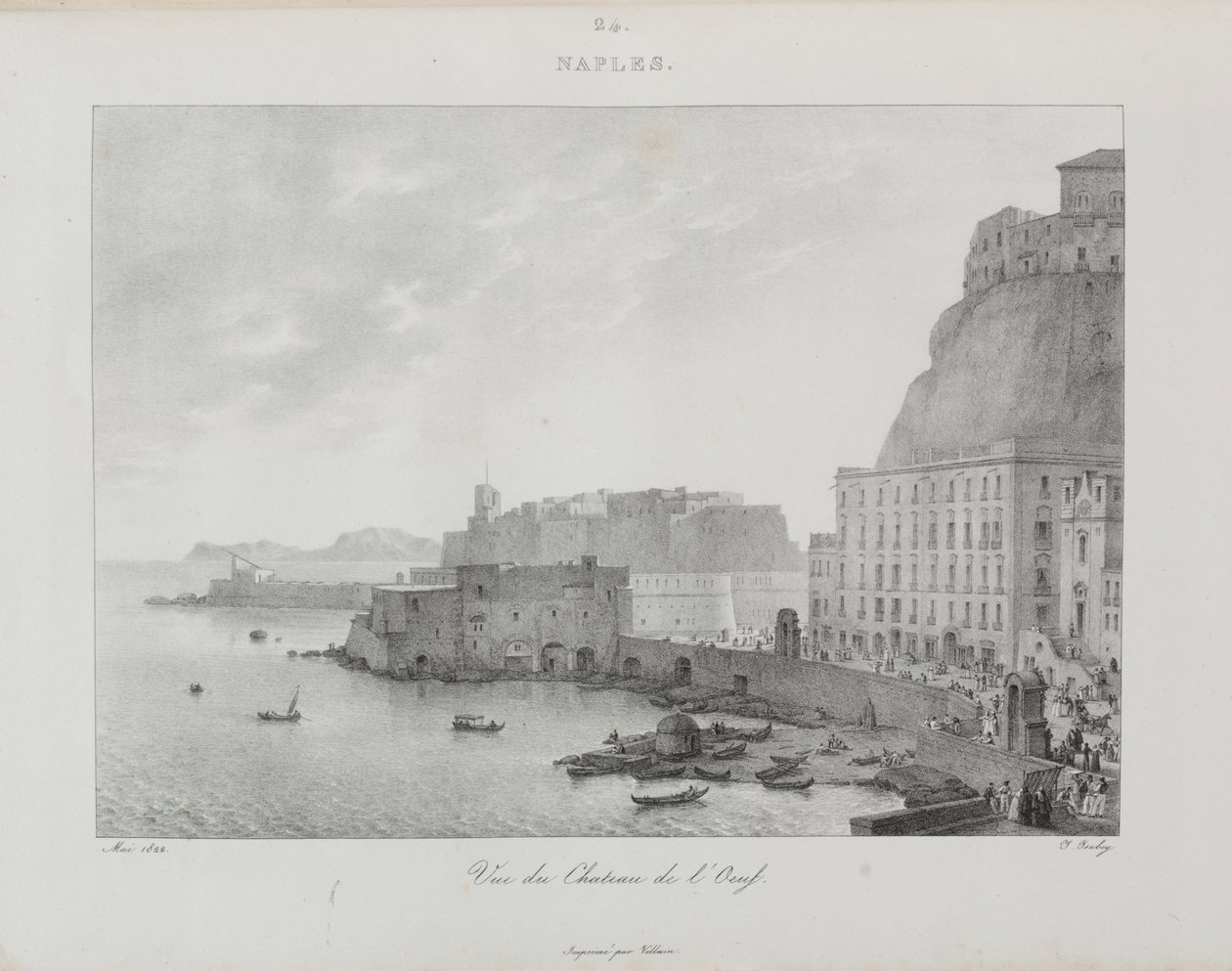 Reise til Italia i 1822 av Jean Baptiste Isabey