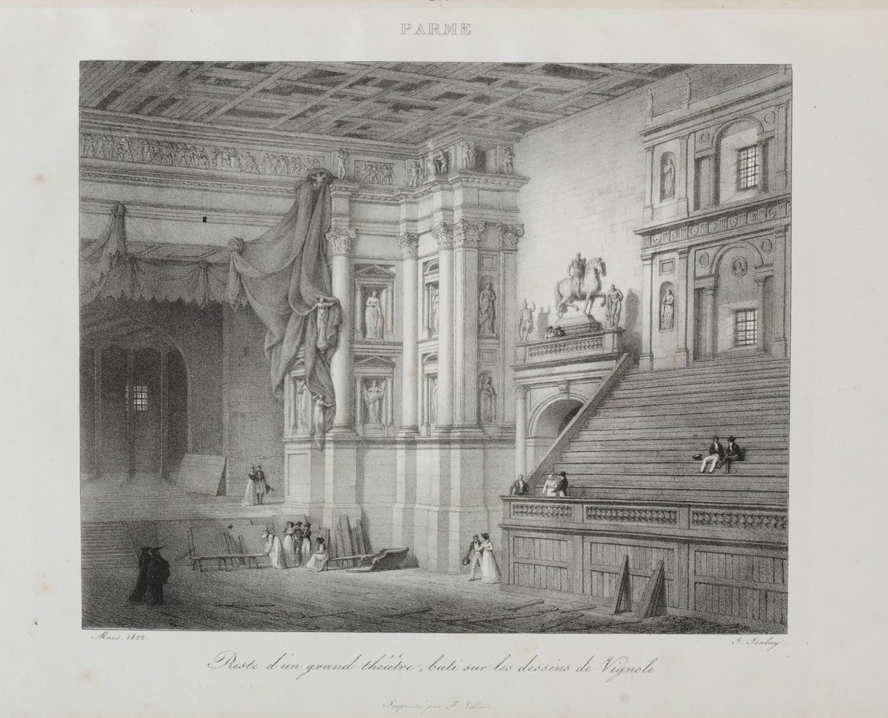 Reise til Italia i 1822, 1833. av Jean Baptiste Isabey