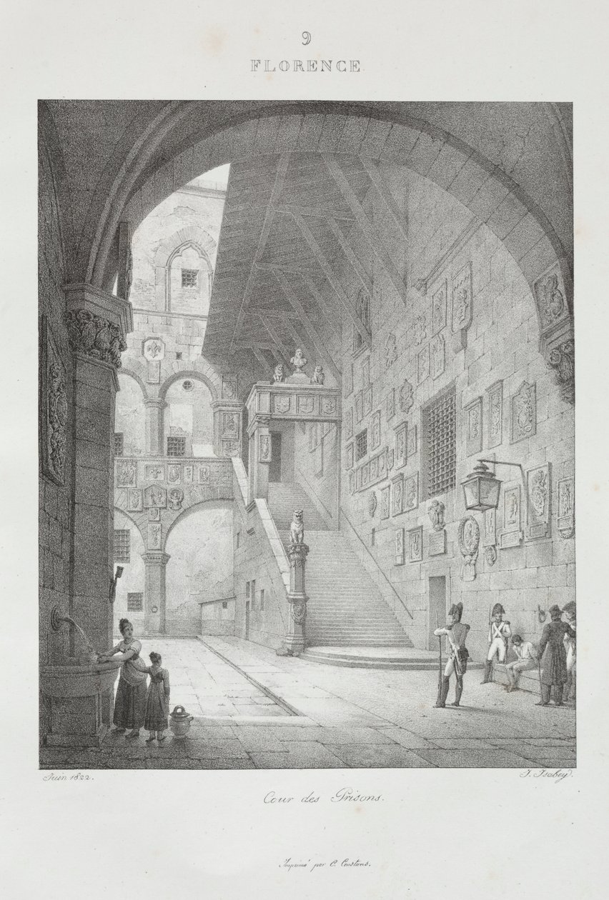 Reise til Italia i 1822, 1833. av Jean Baptiste Isabey