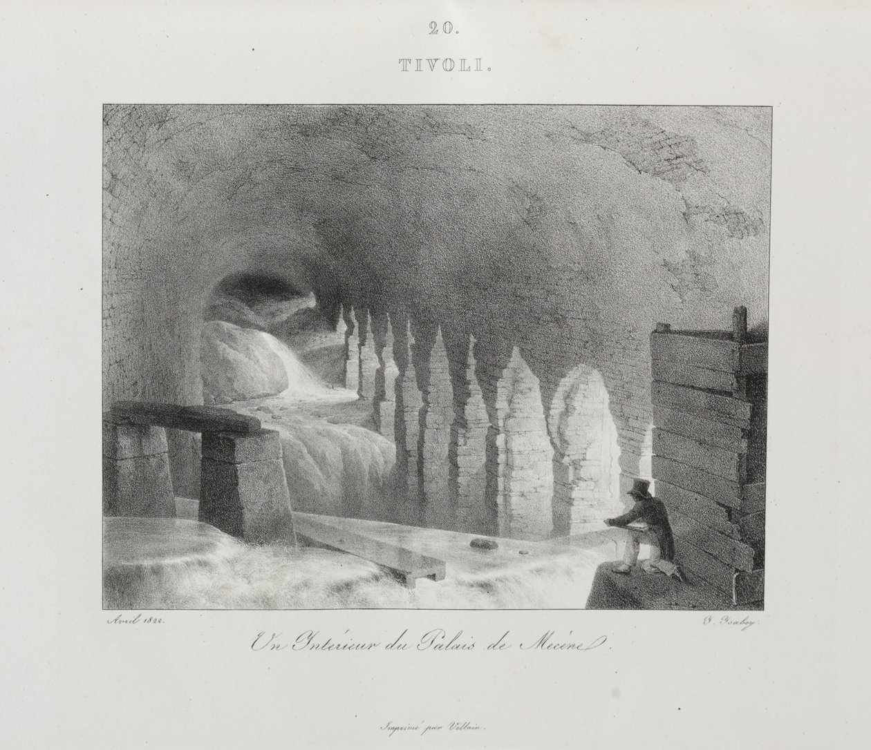 Reise til Italia i 1822, 1833. av Jean Baptiste Isabey