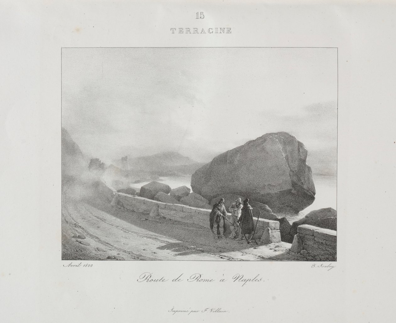 Reise til Italia i 1822, 1833. av Jean Baptiste Isabey