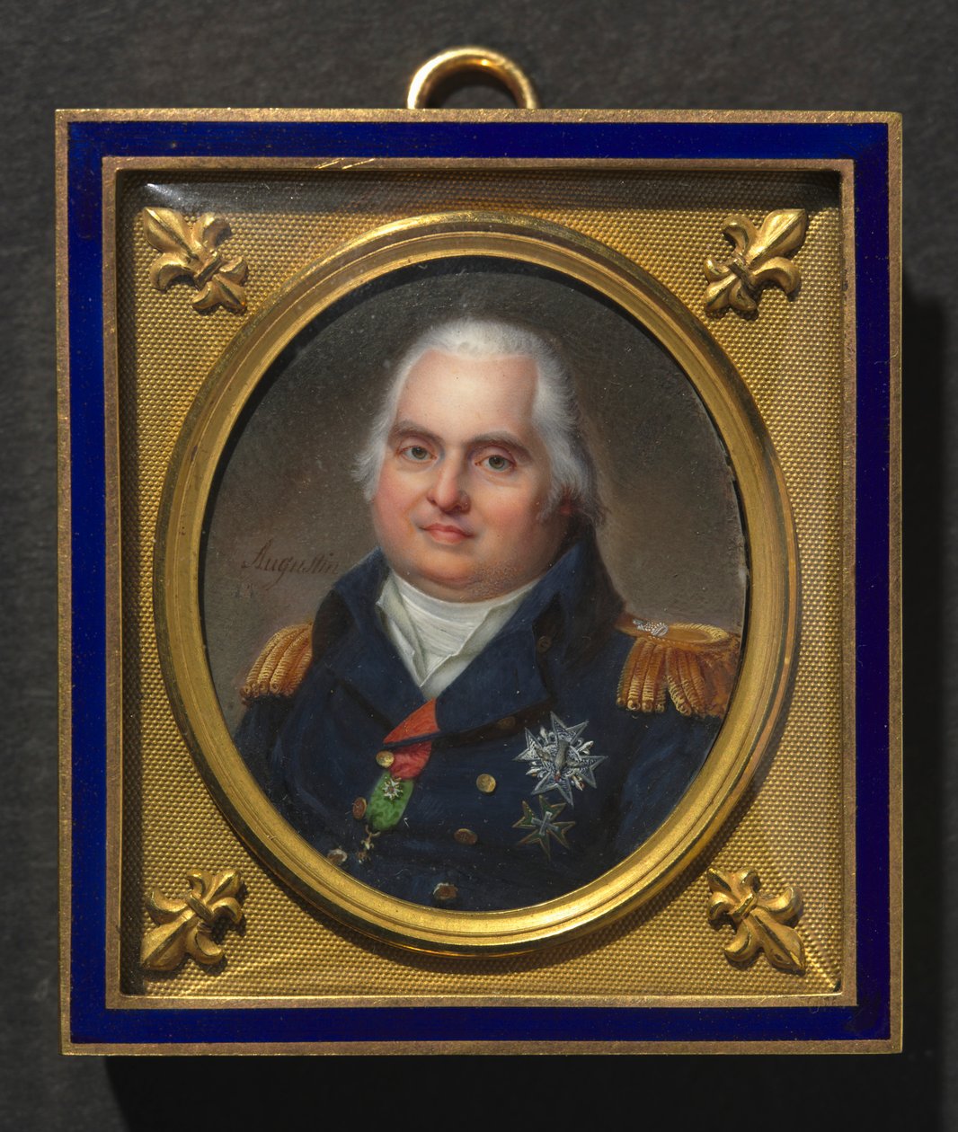 Portrett av Louis XVIII, ca. 1822. av Jean Baptiste Jacques Augustin