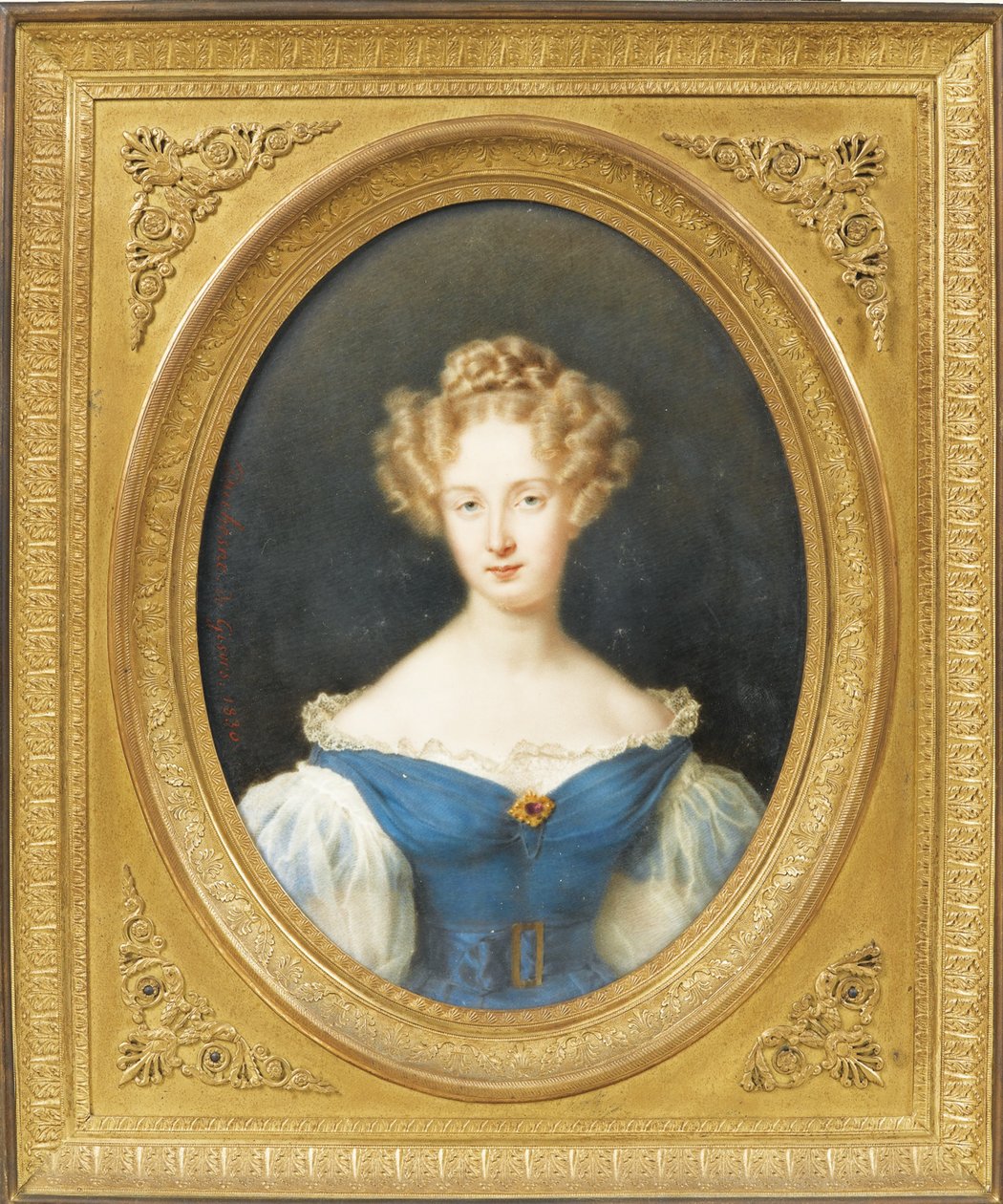 Prinsesse Louise av Orléans 1812-1850, senere dronningkonsort av belgierne, 1830 av Jean Baptiste Joseph Duchesne