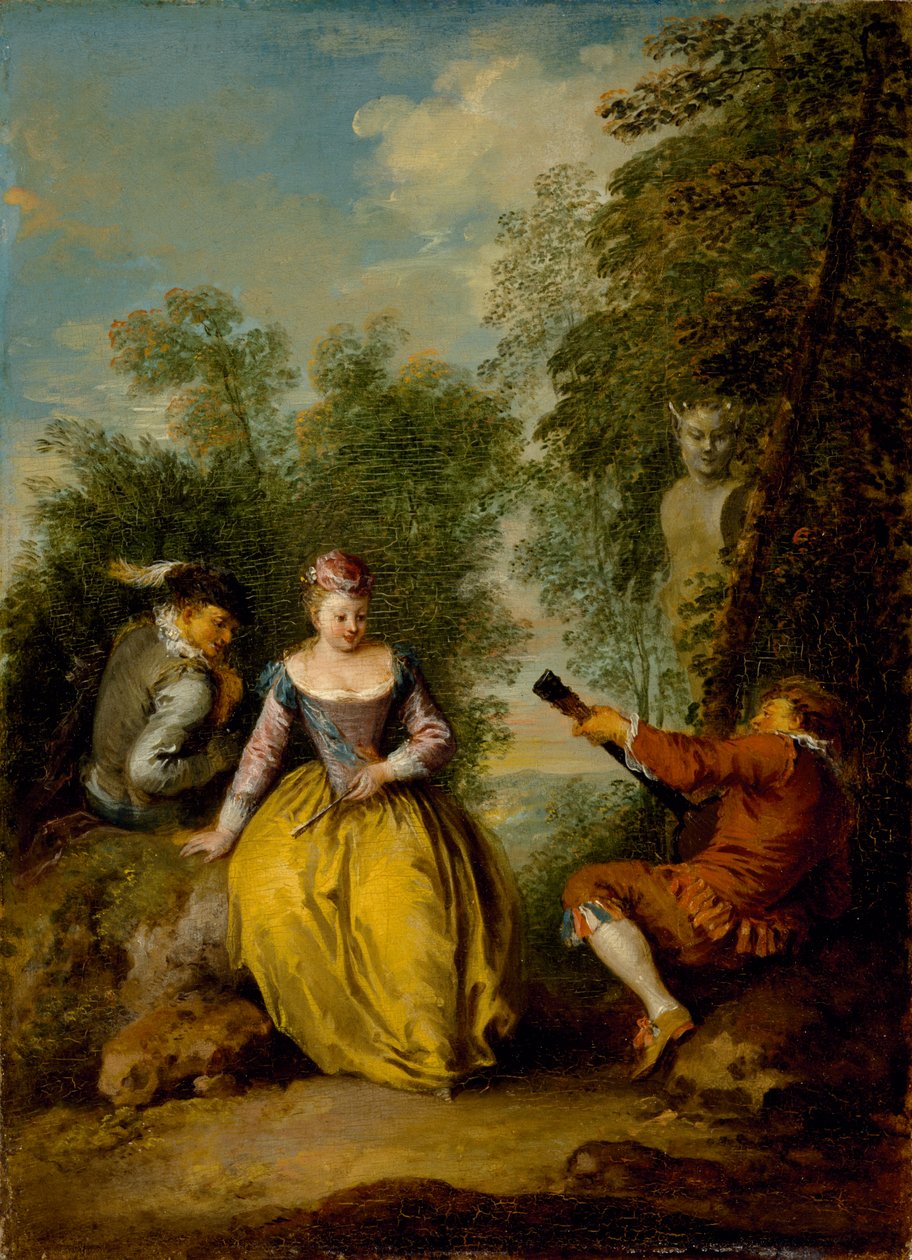 En pastoral konsert, ca. 1725 av Jean Baptiste Joseph Pater
