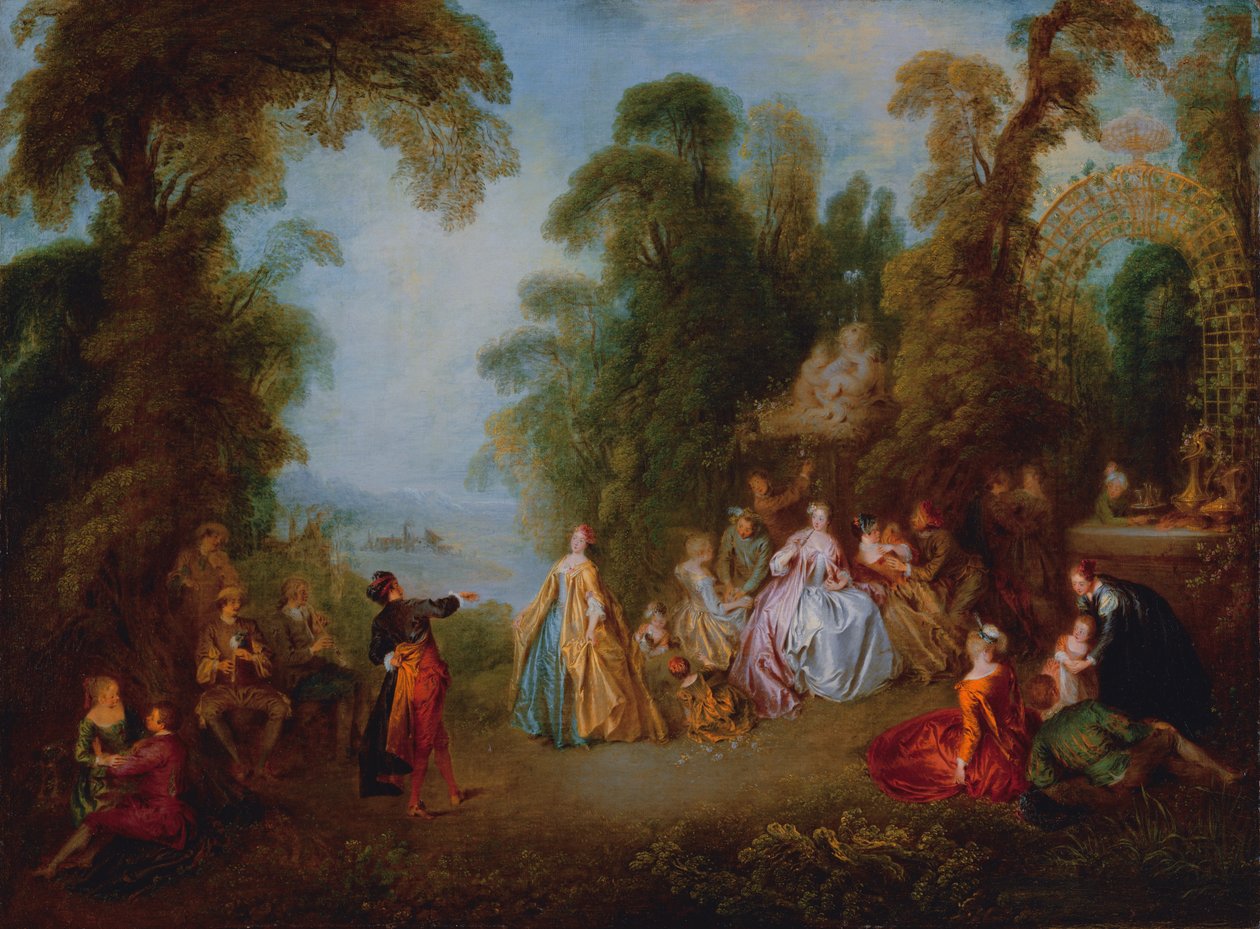 Dansen, ca. 1730 av Jean Baptiste Joseph Pater