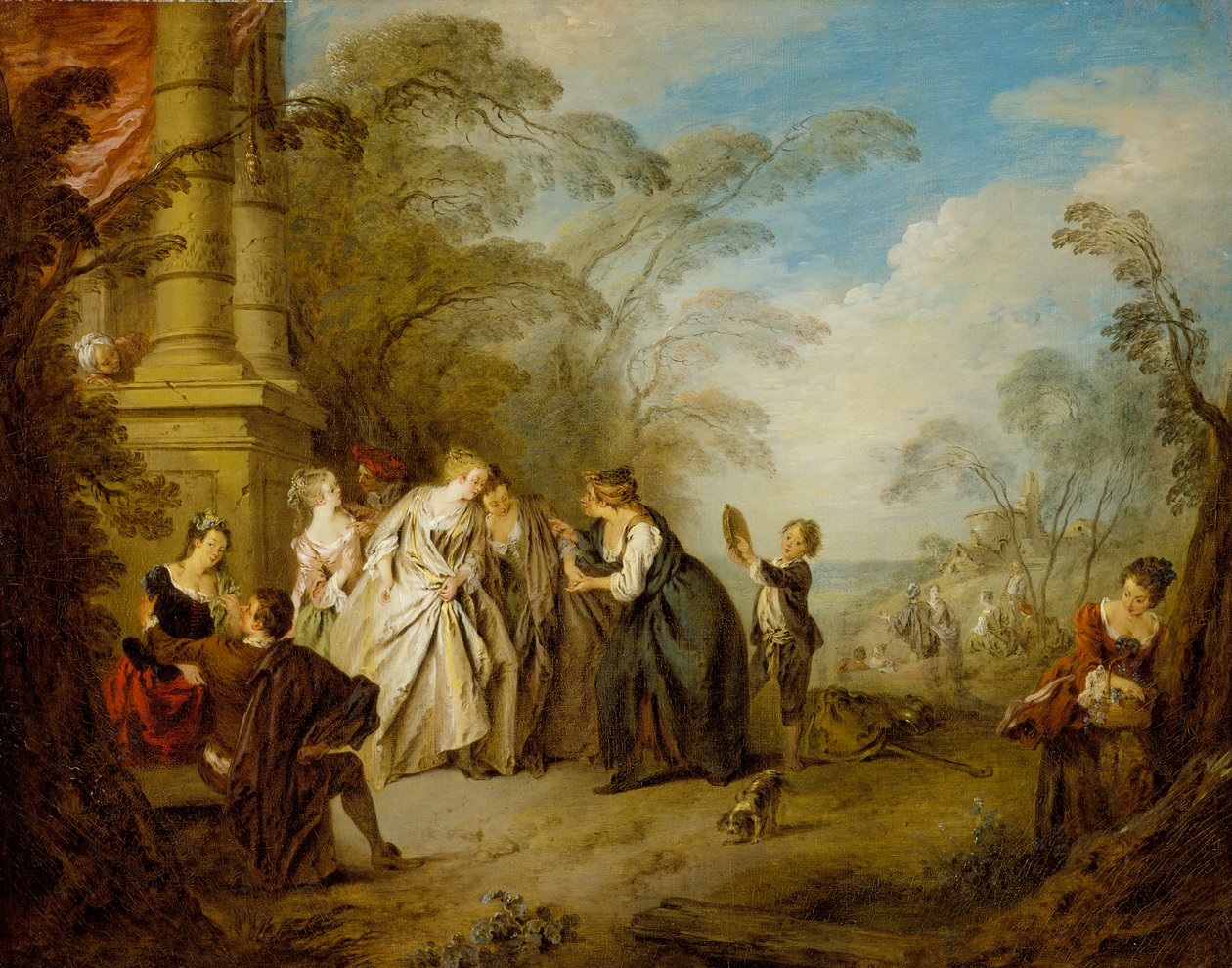 Spåmannen, 1731 av Jean Baptiste Joseph Pater
