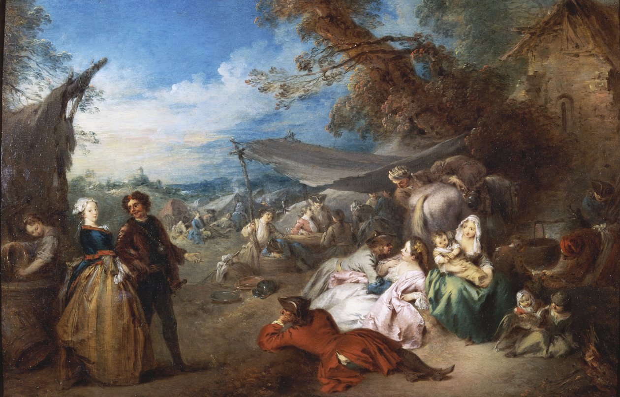 Troppens stans, kalt fred av Jean Baptiste Joseph Pater
