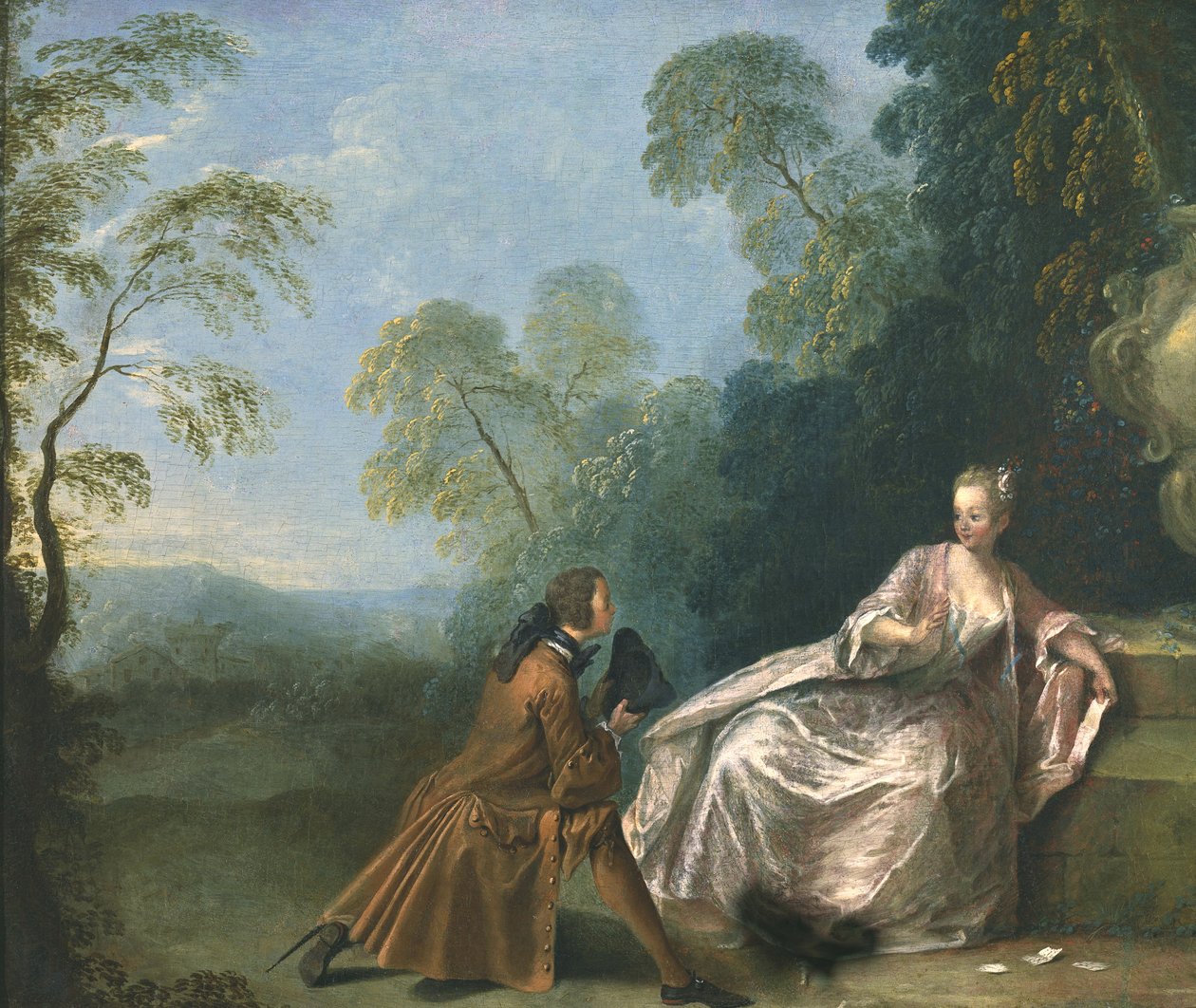 En galant samtale av Jean Baptiste Joseph Pater