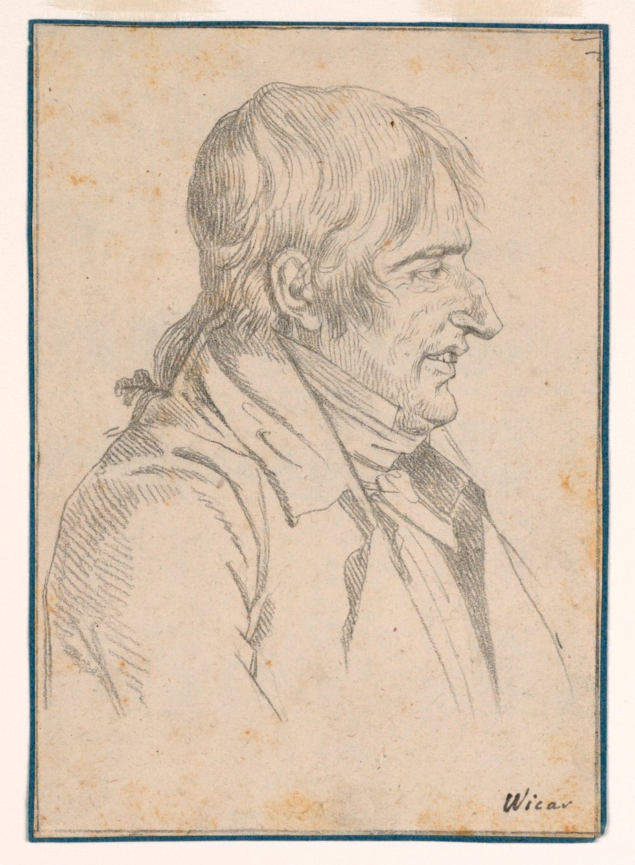Portrett av en mann av Jean Baptiste Joseph Wicar