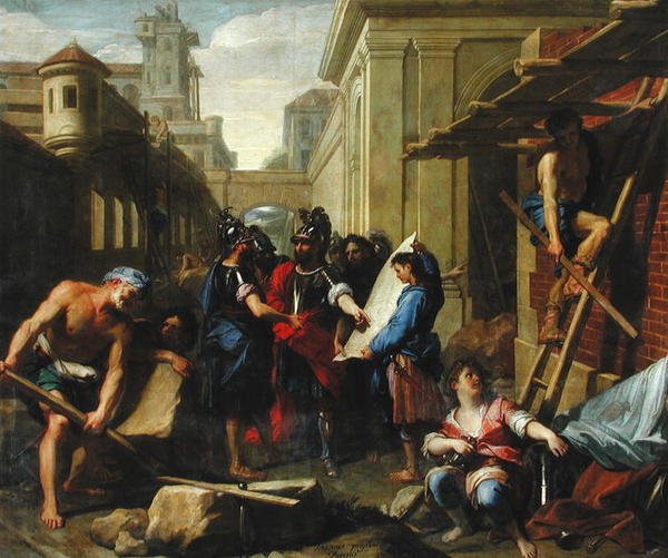 Stiftelsen av en by i Germania av Tectosages av Jean Baptiste Jouvenet