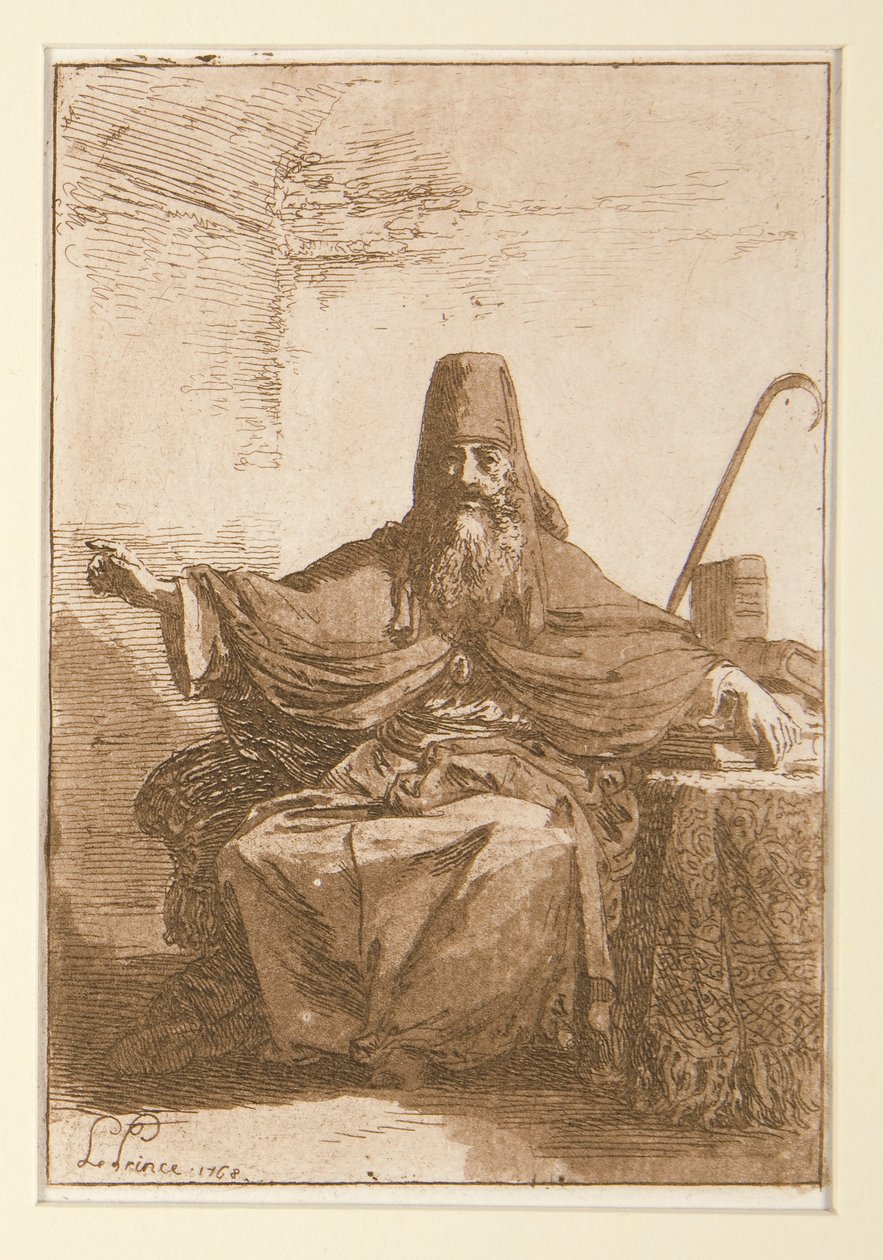 En russisk prest (1965.9.36) og leder for en mann (1977.147.3) av Jean Baptiste Le Prince