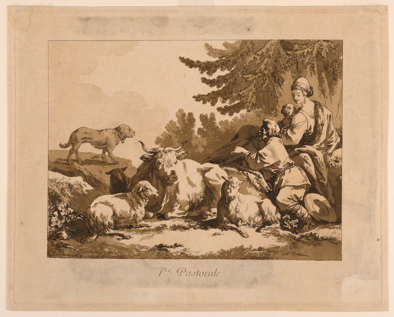 Første pastoral av Jean Baptiste Le Prince