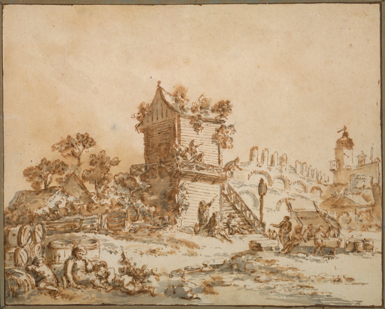 Tavernaen i Moskva av Jean Baptiste Le Prince