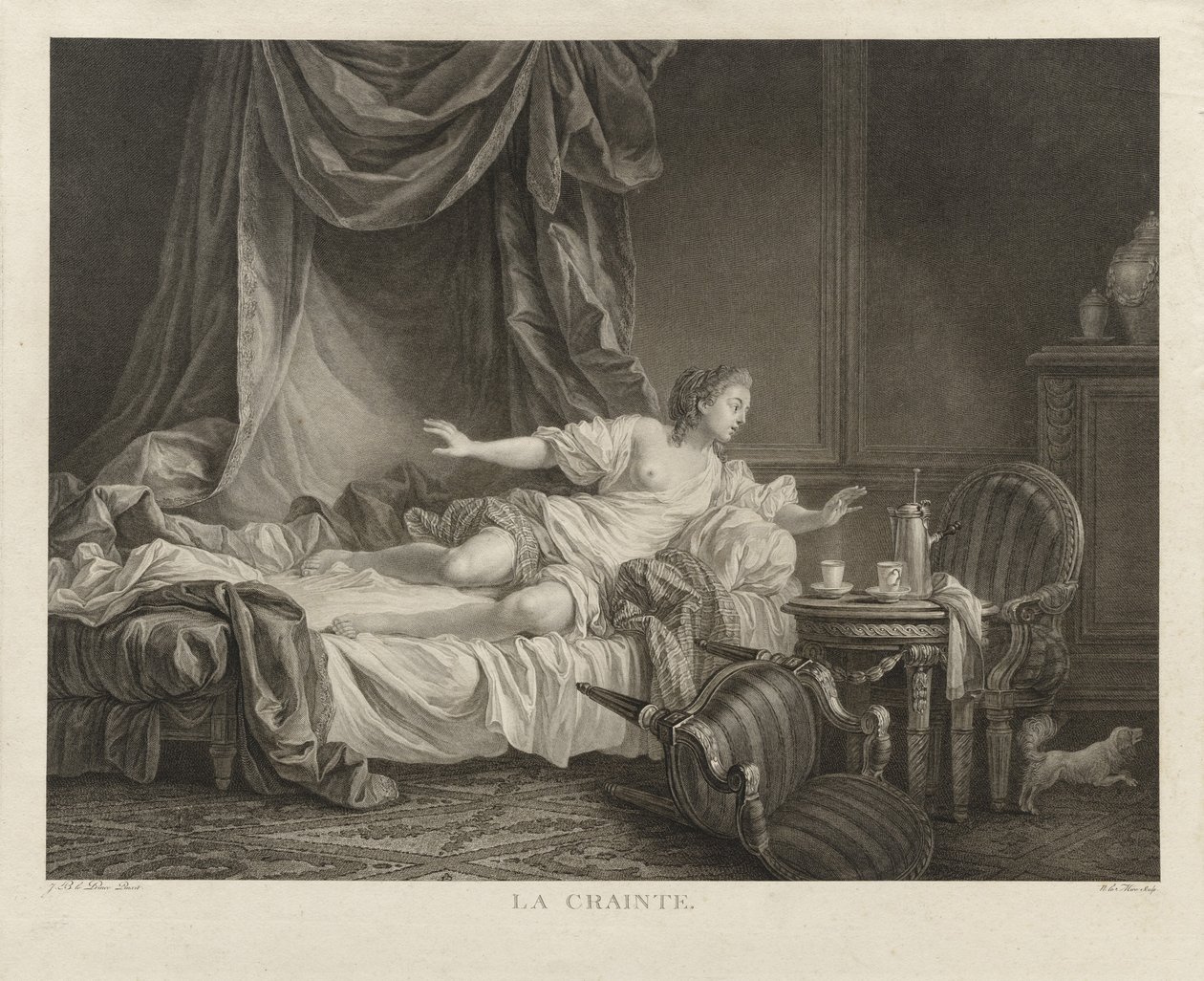 Frykt av Jean Baptiste Leprince